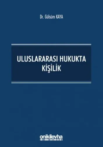 Uluslararası Hukukta Kişilik