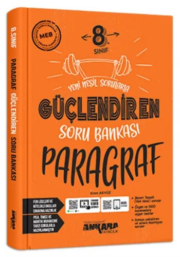 ANKARA 8. SINIF GÜÇLENDİREN PARAGRAF SORU BANKASI