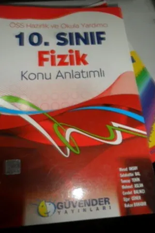 10. Sınıf Fizik Konu Anlatımlı (Açıklamayı Okuyunuz)