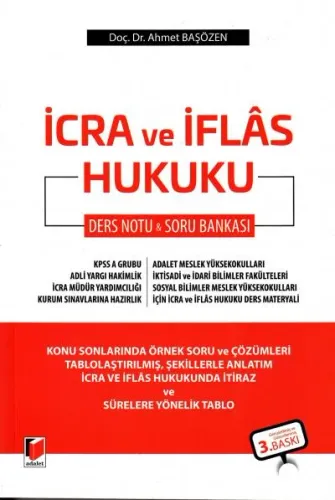 İcra ve İflas Hukuku