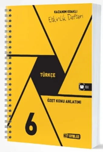 Hız Yayınları 6. Sınıf Türkçe Etkinlik Defteri
