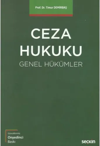 Ceza Hukuku Genel Hükümler