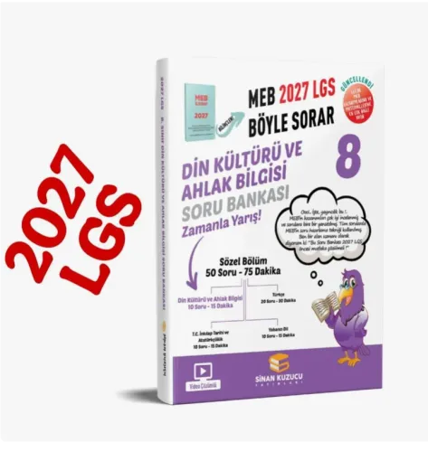 8. Sınıf 2027 Meb Böyle Sorar DİN KÜLTÜRÜ VE AHLAK BİLGİSİ Soru Bankası