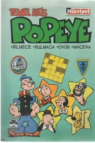 Temel Reis POPEYE / Bilmece Bulmaca Oyun Macera