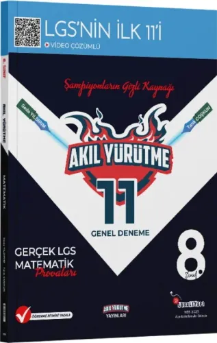 AKIL YRT 8.SINIF DENEME 11 Lİ MATEMATİK - 2027