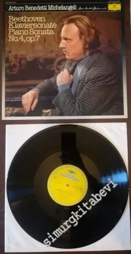 33 LP PLAK VINYL: Arturo Benedetti Michelangeli, Beethoven - Klaviersonate / Piano Sonata No.4, Op.7 -