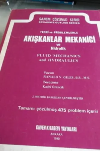 Teori ve Problemlerle Akışkanlar Mekaniği ve Hidrolik