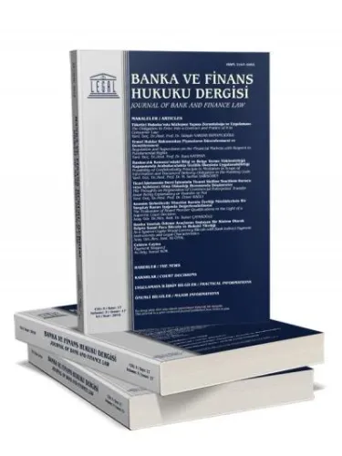 Legal Banka ve Finans Hukuku Dergisi 2024 Yılı Aboneliği (4 Sayı)