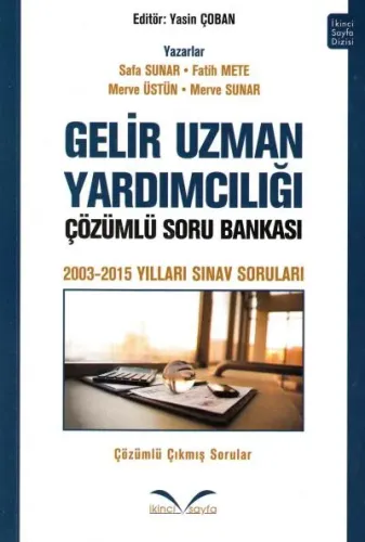 Gelir Uzman Yardımcılığı Çözümlü Soru Bankası