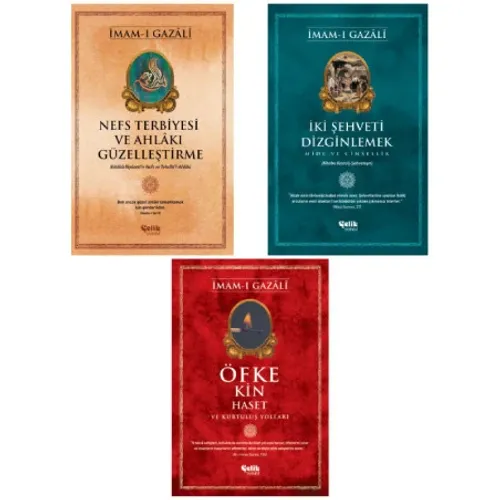 imam Gazali Serisi - Öfke ve Kin - İki Şehveti Dizginlemek - Nefs Terbiyesi 3'lü Set