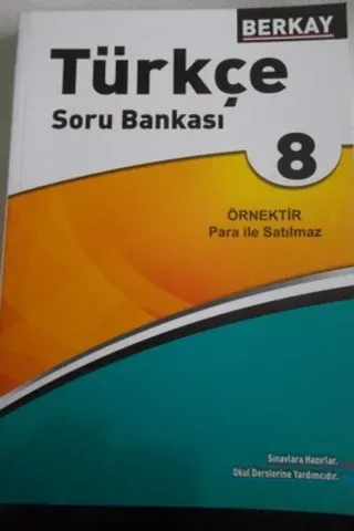 8.Sınıf Türkçe Soru Bankası