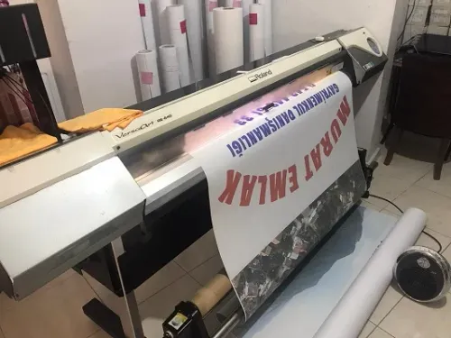 Roland Versaart RE-640 Dijital Reklam Baskı Makinesi Kafaları Çok Temiz Servis Bakımlı