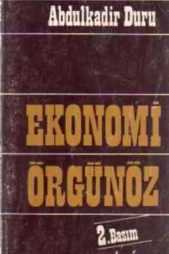 Ekonomi Örgünöz Abdulkadir Duru