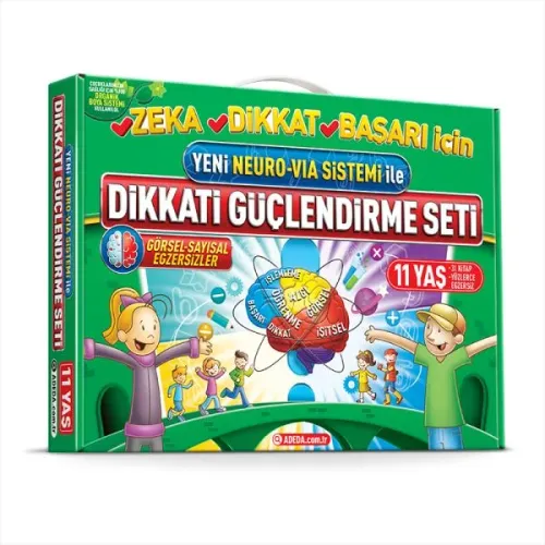 Adeda Dikkati Güçlendirme Seti 5. Sınıf 11 Yaş Neuro Via