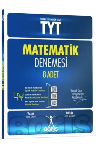 Barış Çelenk TYT Matematik Denemesi 8 Adet