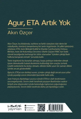 Agur, ETA Artık Yok - Akın Özçer - Liberte Yayınları