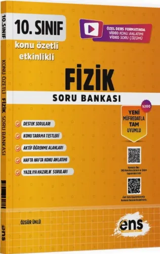 ENS Yayıncılık 10. Sınıf Fizik Etkinlikli Soru Bankası