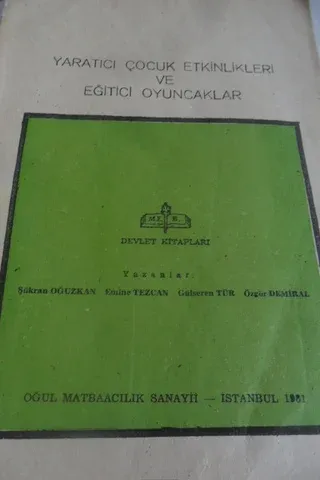 Yaratıcı Çocuk Etkinlikleri ve Eğitici Oyuncaklar