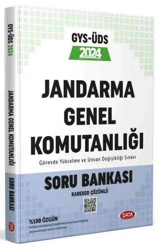 Data Yayınları 2024 Jandarma Genel Komutanlığı Personeli GYS-ÜDS Soru Bankası