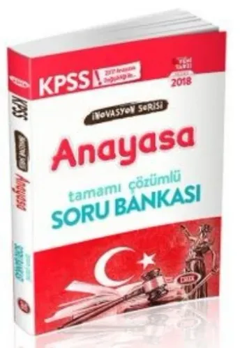 Data KPSS Inovasyon Serisi Anayasa Tamamı Çözümlü Soru Bankası 2018