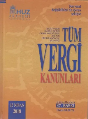 Tüm Vergi Kanunları