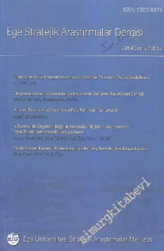 Ege Stratejik Araştırmalar Dergisi - Sayı: 2  4