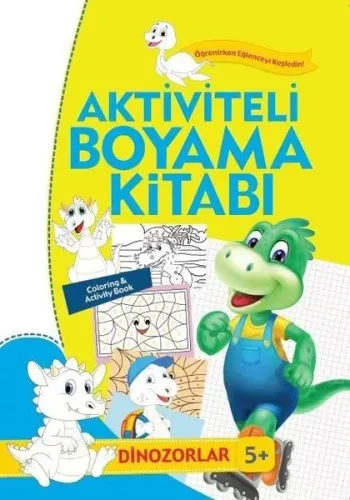 Aktiviteli Boyama Kitabı Dinozorlar