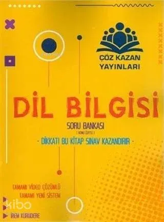 Çöz Kazan Yayınları TYT AYT Dil Bilgisi Konu Özetli Soru Bankası Çöz Kazan