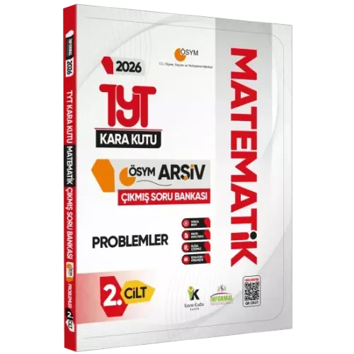 İnformal Yayınları 2026 TYT Matematiğin Kara Kutusu Problemler 2. Cilt Çıkmış Soru Bankası
