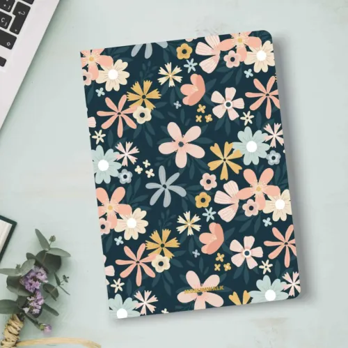 Zerrin – Çiçekli – A5 Çizgili Defter