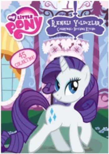 My Little Pony Renkli Yıldızlar Çıkartmalı Boyama Kitabı