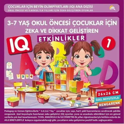 3-7 Yaş Okul Öncesi Çocuklar İçin  Zeka ve Dikkat Geliştiren Etkinlikler 1