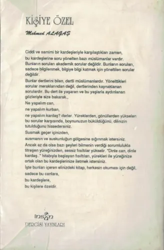Kişiye Özel Mehmed Alagaş İnsan %55 indirimli