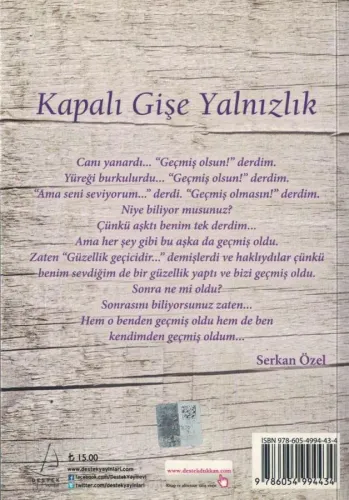 Kapalı Gişe Yalnızlık Serkan Özel Destek Yayınevi %55 indirimli
