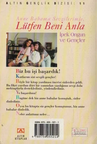 Lütfen Beni Anla İpek Ongun Altın Kitaplar %52 indirimli