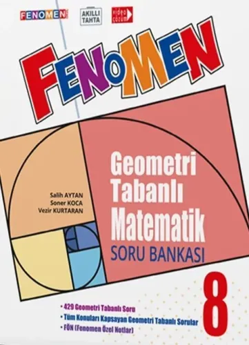 8.Sınıf Fenomen Geometri Tabanlı Matematik Soru Bankası Gama Yayınları