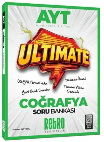 Retro Yayıncılık AYT Coğrafya Ultimate Soru Bankası