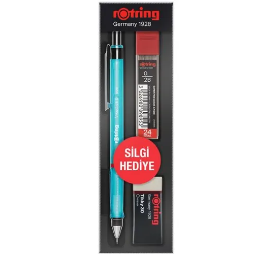 Rotring Okul Seti Visuclick Versatil/Min/Silgi 0.5 mm MAVİ
