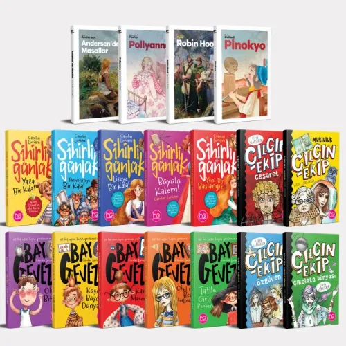 Çok Sevilen Çocuk Maceraları Seti - 14+4 Kitap - Halkkitabevi