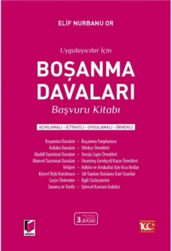 Boşanma Davaları Başvuru Kitabı