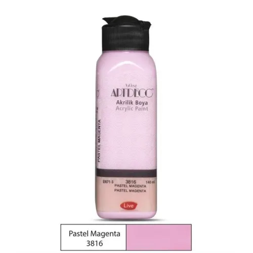 Artdeco Akrilik Boya 140ml Pastel Magenta 3816