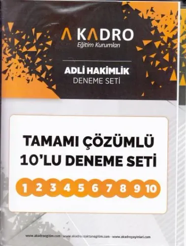 Adli Hakimlik Deneme Seti
