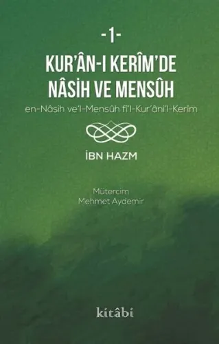 Kuranı Kerim de Nasih Ve Mensuh, İbn Hazm | benlikitap.com