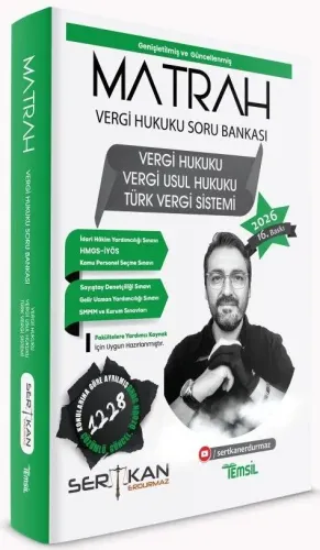 MATRAH Vergi Hukuku, Vergi Usul Hukuku ve TVS Soru Bankası