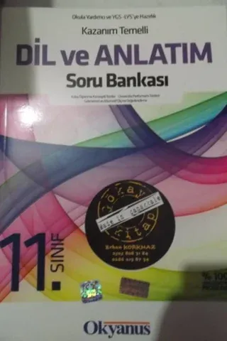 11.Sınıf Dil ve Anlatım Soru Bankası