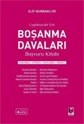 Boşanma Davaları Başvuru Kitabı