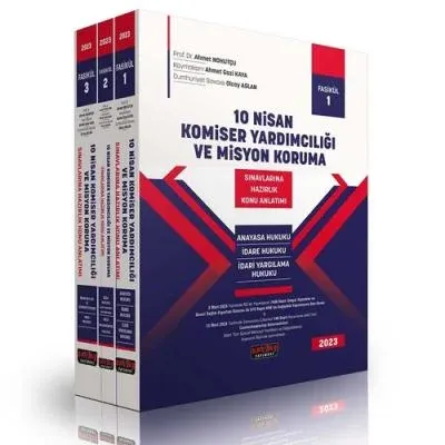 10 Nisan Komiser Yardımcılığı ve Misyon Koruma Sınavlarına Hazırlık ve Konu Anlatımı Kitabı