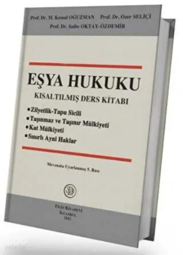 Eşya Hukuku Kısaltılmış Ders Kitabı