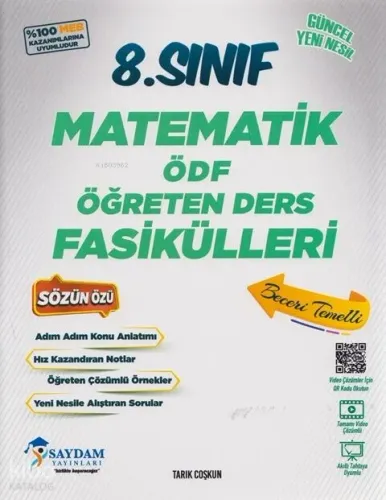 8.Sınıf Lgs Matematik Ödf Öğreten Ders Fasikülleri (Konu Özetli Soru Bankası)