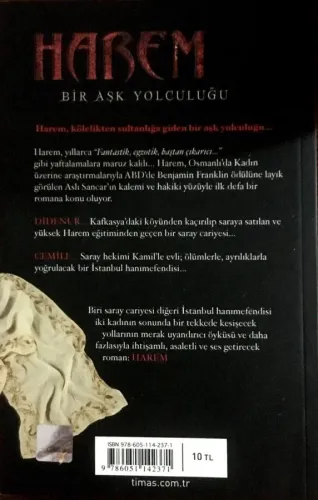 Harem Bir Aşk Yolculuğu Aslı Sancar Timaş Yayınları